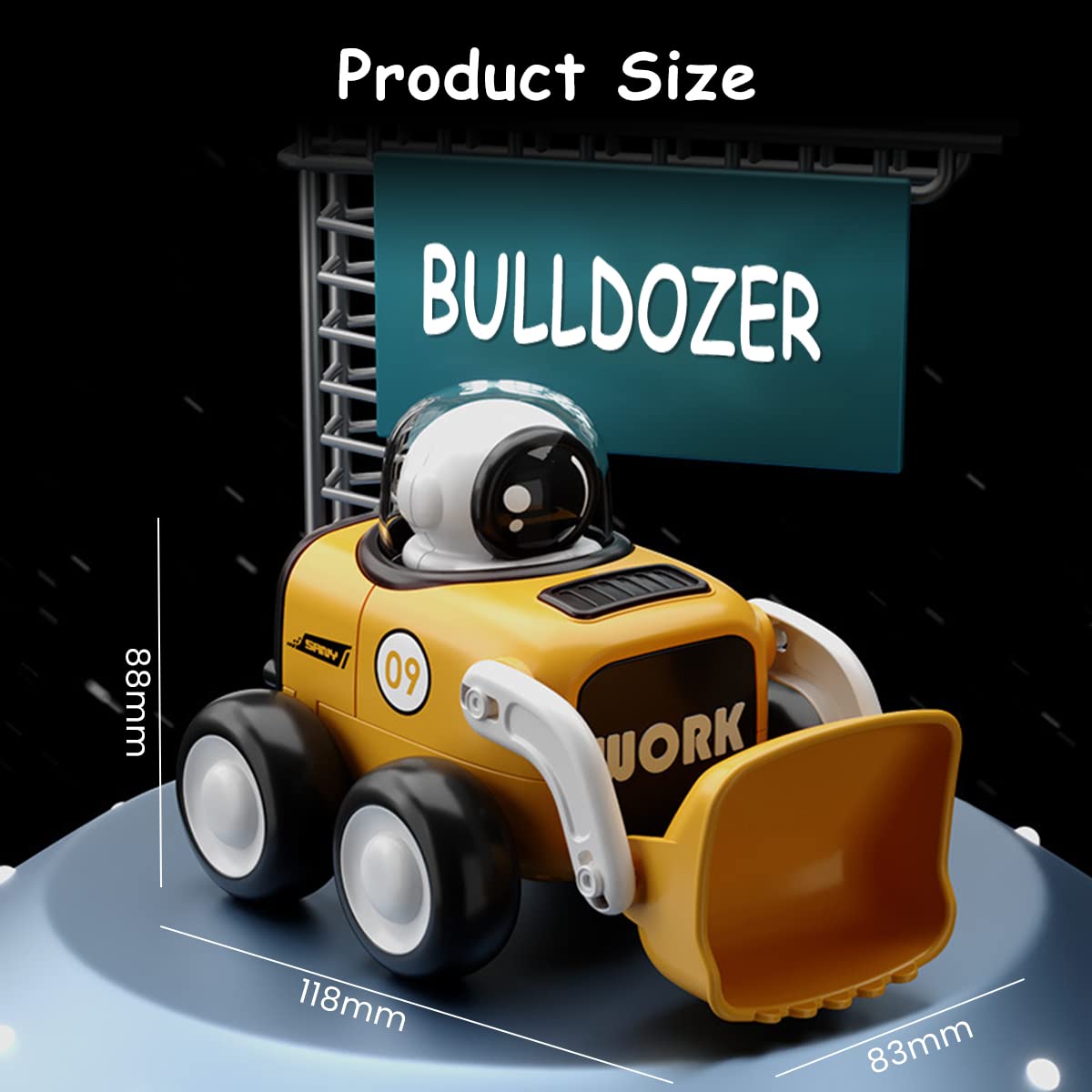 PATPAT Construction Car Toy For Kids Press-And-Go Whistle Car Toy For Kids Cartoon Spacemen Car Toy Birthday Gift Children'S Day Gift Toy For Kids 1-3 Years Old,Multicolor PATPAT Construction Car Toy For Kids Press-And-Go Whistle Car Toy For Kids Cartoon Spacemen Car Toy Birthday Gift Children'S Day Gift Toy For Kids 1-3 Years Old,Multicolor